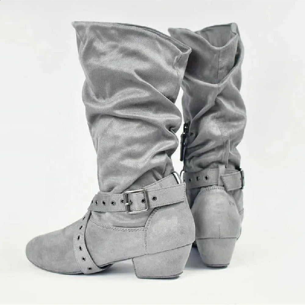 Womens dance suede sole walking womens Latin dance boots Salsa shoes long warm-up line shoes West swing dance boots 241203