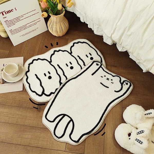 Cartoon decorative carpets sofas floor mats living room carpets bedroom carpets Kawaii carpets childrens room small carpets W240815