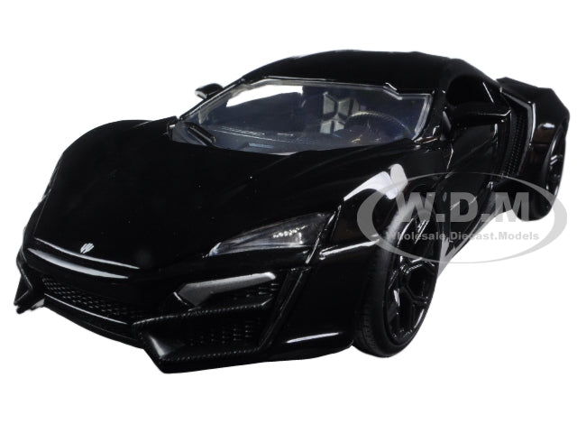 Lykan Hypersport Glossy Black 1-24 Diecast Model Cars by Jada