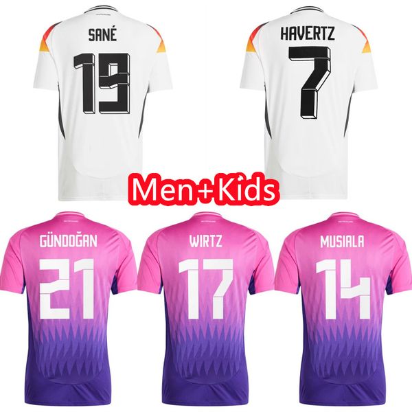 24 Germany jersey HUMMELS GNABRY Soccer Jerseys kit KROOS MULLER WIRTZ Football Shirts Deutschland Trikot Home away DRAXLER REUS GOTZE Kids