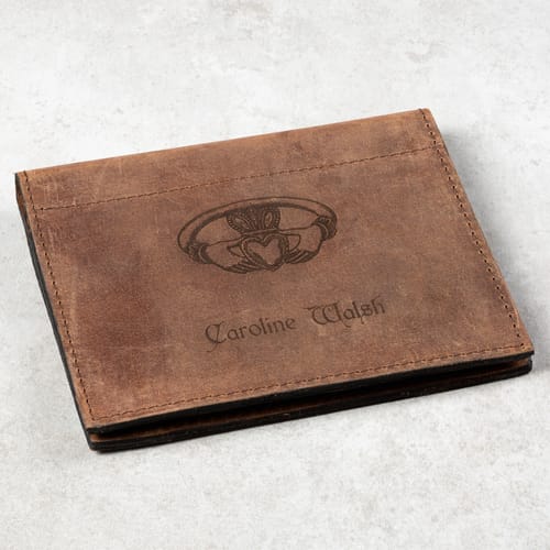 Irish Claddagh Prayer Card Holder