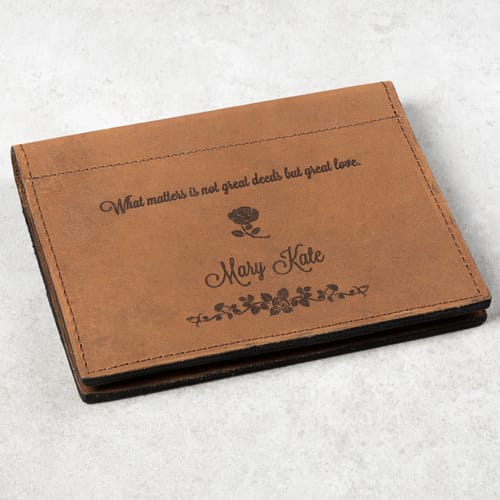 Little Flower Prayer Card Holder