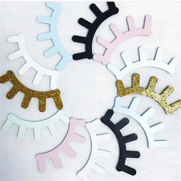 Nordic Wooden 3D eyelash wall sticker sleep E baby Ro decoration kindergarten wall art sticker Y250116