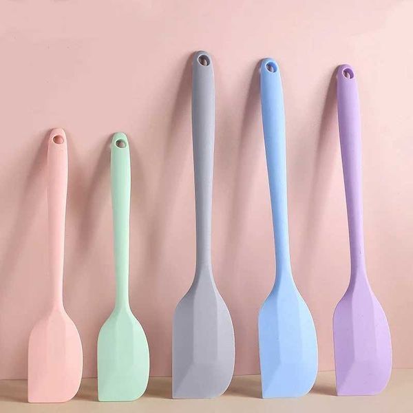 1 piece of cream cake silicone baking spatula non stick kitchen spatula butter pastry blender salad blender dough cooking tool Y250113