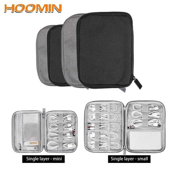 Digital storage bag USB data cable manager headphone cable bag pen power bank travel kit phone case electronic accessories W240821