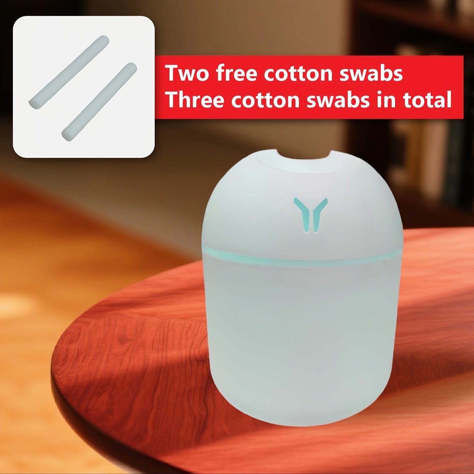 TEMU Usb Humidifier Portable Ambient Light Mute Aromatherapy Home Bedroom Office Desktop Car Air Spray New Humidifier