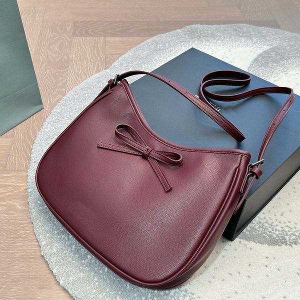 Bow Shoulder Bags Retro trend Hobo Women Fashion Cross Body Bag Designer Backpack Luxurys Underarm Clutch Totes Satchel Cosmetic Bags Laptop