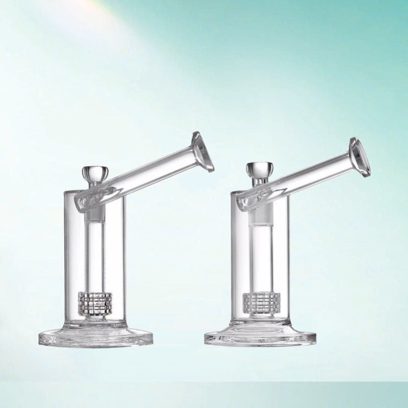 Without Logo New Matrix Sidecar Glass Hookah Bong Birdcage Perc Smoking Bongs Thick Glass Water Pipes Personalized transparent hookah bag