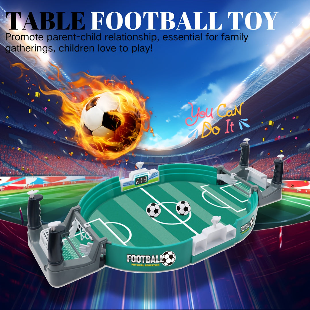 TEMU Duet Football Table Game - Two-player Board Game With Soccer Ball Design, Educational Toy For Kids, Perfect Family Gathering Gift, Indoor Play