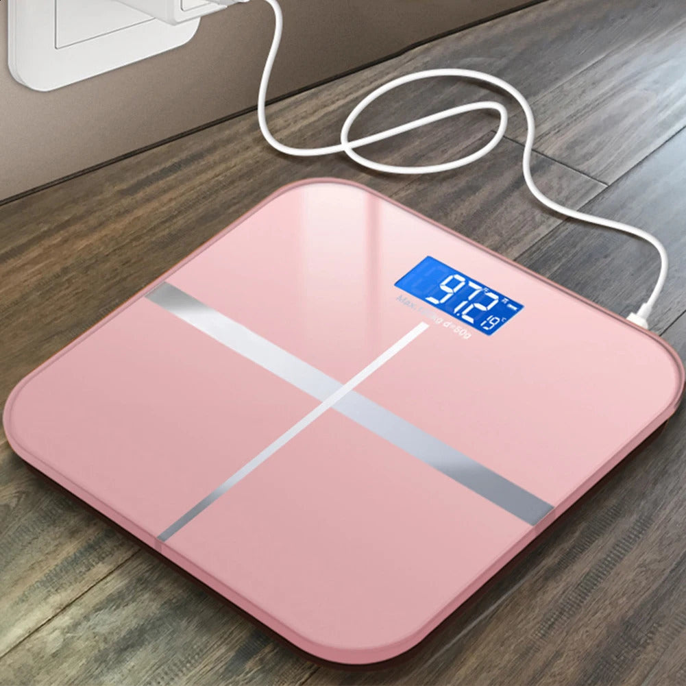 Weight loss device with highdefinition display electronic weight scale USB rechargeable battery precision tool for household items adult health 2409