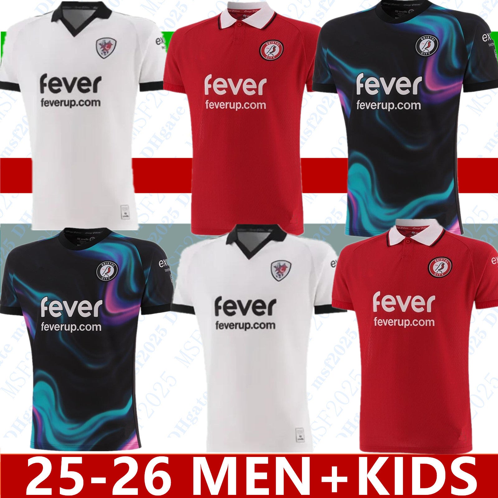 25 26 BrIsToL soccer jerseys WELLS ARMSTRONG 2025 2026 The Robins Football ShirtsMEHMETI MAYULU KNIGHT TWINE TANNER MCNALLY CORNICK Men Uniforms Kid