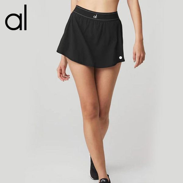 AL Yoga Match Point Tennis Skirt Anti Glare Mini Varsity Skirt Quick Drying Breathable Sport Shorts Weekend Jogging Sweatpants Built Ins wit