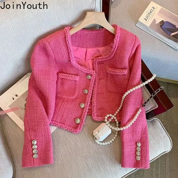 Winter clothing fashion womens outerwear square collar long sleeved pocket retro lace warm jacket 240813