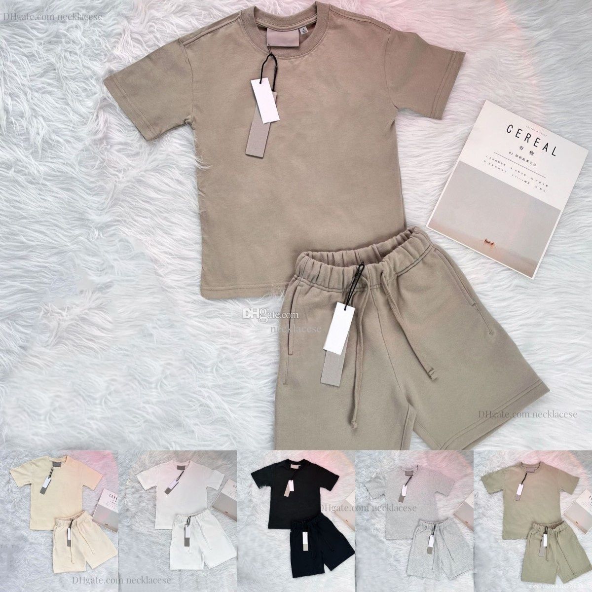 K421 kids clothes designer sets boys casual baby tracksuits kid girls toddlers t-shirts & shorts infants pullover childrens pants black tshirts