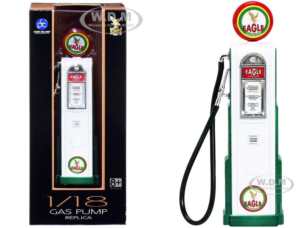 "Eagle Gasoline" Vintage Digital Gas Pump 118 Diecast Replica by Road Signature
