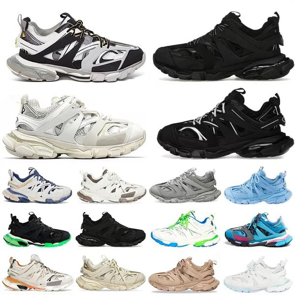 Treinadores Mens Sapatos Designer Trilha 3 tênis Mulheres Plataforma Casual Mesh Chaussure Sports Tennens Sneaker Sneaker Designer Sapato Co