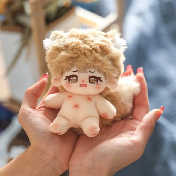 10cm Kawaii Mini Idol Doll Anime Plush Star Dolls Figura de personalização recheada Toys chorando de algodão Fãs de pelúcias 250113