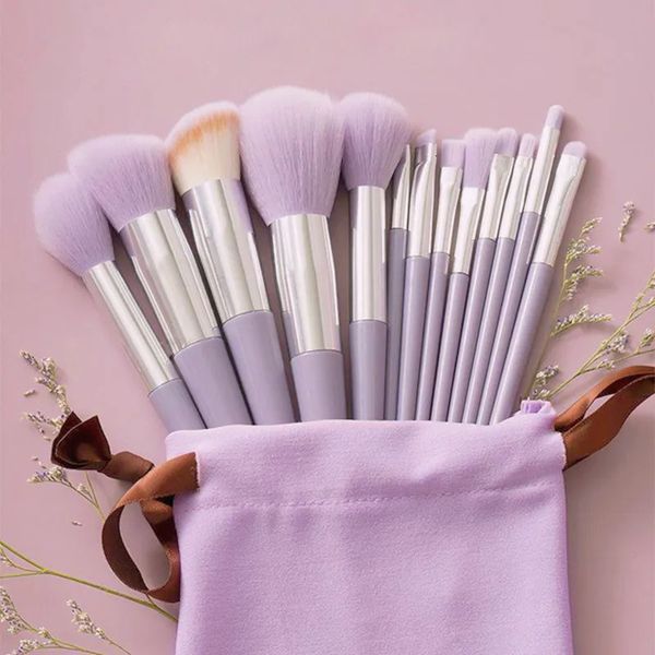 13Pcs Makeup Brush Set Makeup Concealer Brush Blush Loose Powder Brush Eye Shadow Highlighter Foundation Brush Beauty Tools 240620