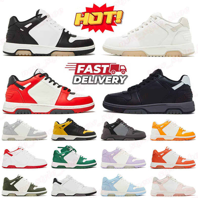2025 New Arrival Designer Out Of Office Shoes Sneakers Black White Pink Red OOO Low Leather Be Right Back Mens Women Flat Trainers Loafers 36-45