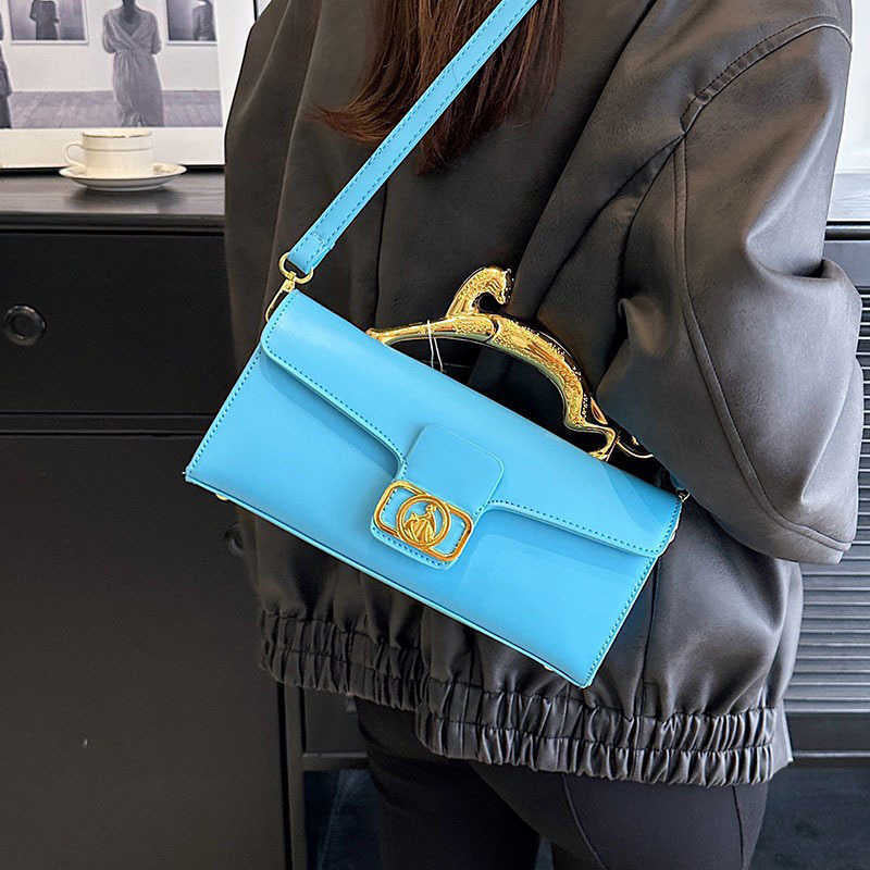 lanvi Bag Leopard handle women luxurys Handbag Candy Color Women&#039;s Shoulder Bag Small Versatile Bag 230815