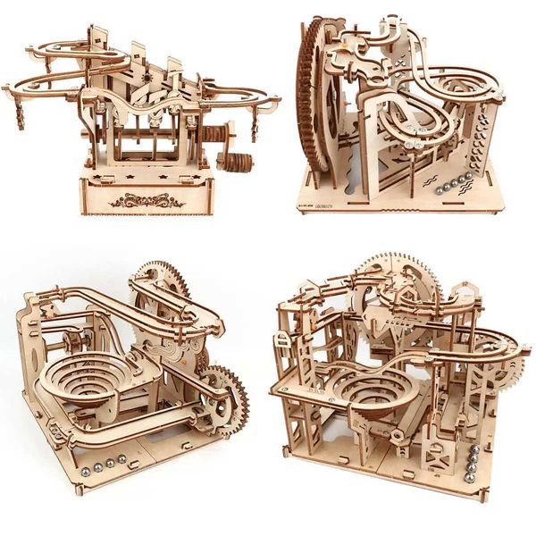 3D Puzzles DIY 3D Tower Bridge Big Ben Famous Building Wooden Puzzle Game Easy Assembly Toy Gift for Children Teen Adult H241119