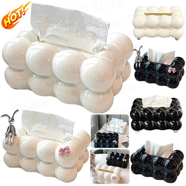 Cloud n Tissue Boxes Storage Bubble Tissue Holder Minimalist Cotton Candy Tissue Cover Creative Household Box Home Decor 241219
