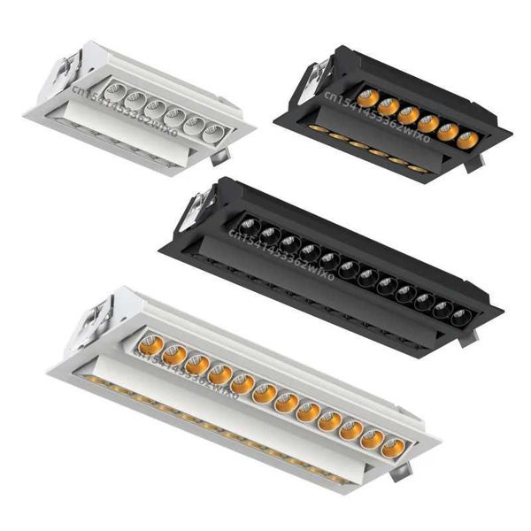 Dimmable mini sky lamp LED anti-glare COB downlight Spotlight AC110V-220V grille lamp line lamp living room indoor light bulb Y240822