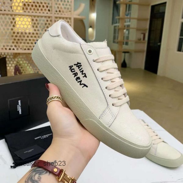 Shoes Saint Designer Inside Fashion Sneaker Trainer Couple Outside Sports Trendy Shipped Leather With High Quality One To Full DJUP