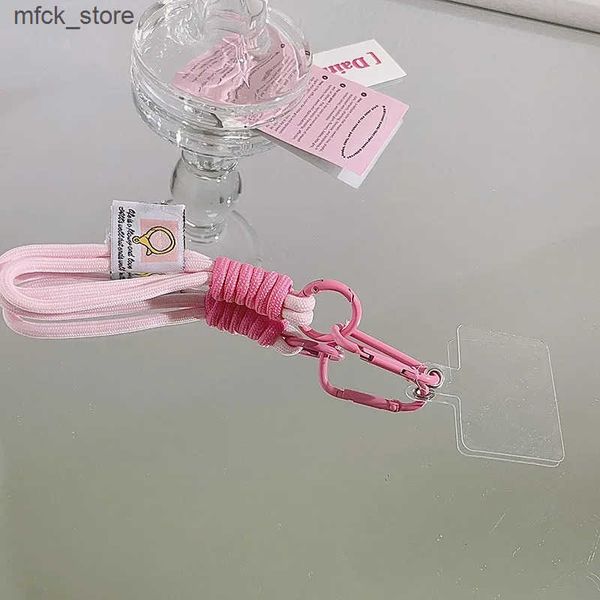 Cell Straps Charms Cute Mobile Phone Lanyard Hanging Decoration Can Be Carried Twist Rope Anti-loss Pendant Fashion Strong Wrist Short Stra