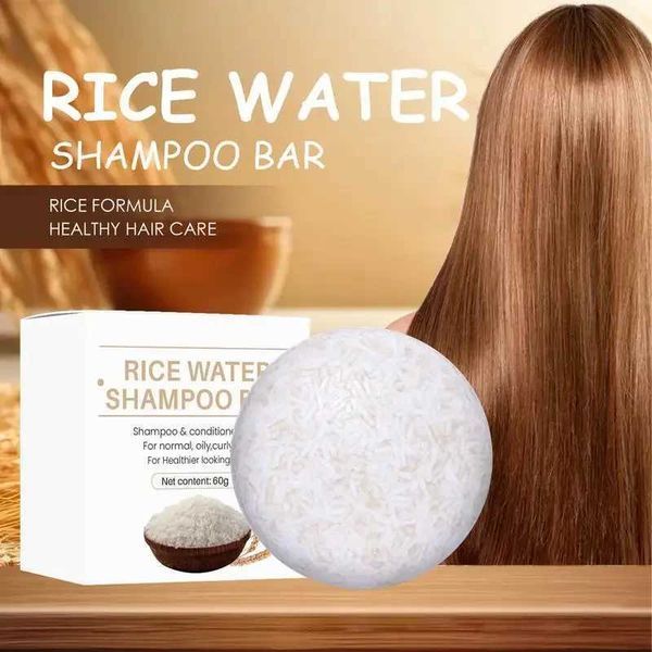 Handmade Soap Organic Rice Shampoo Soap Bar Oil Free Regulating Soap Rice Water Protein Nutritious Anti Hair Loss Soap Growth Soap Bar G2408