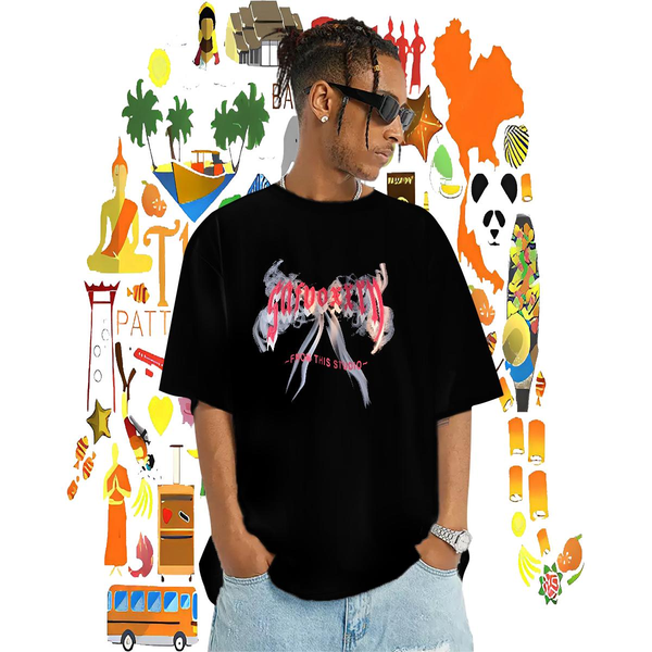 Soft T-Shirts for Men Breathable Short Sleeve Hip Hop Street Couples T Shirts DIY Logo 2024 DIY Tees