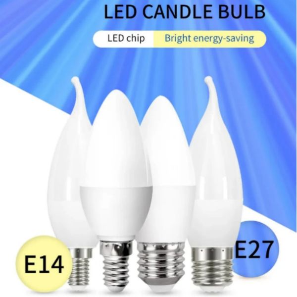 E27 E14 5W 9W 7W Screw LED Corn Bulb Super Bright Lamps 220V Lamps Lamps Living Room Household Pendant Candles Lamps