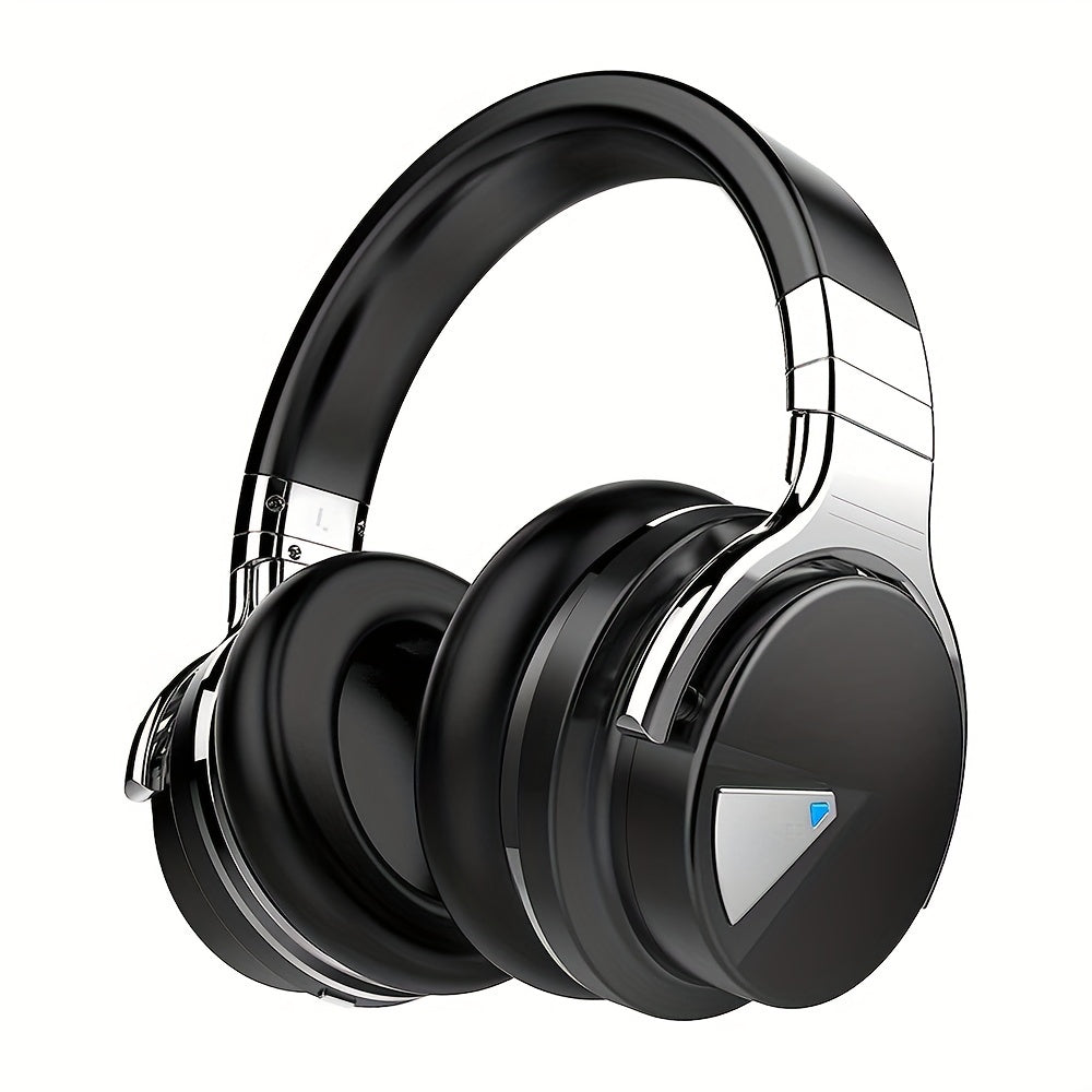 TEMU Active Noise Cancelling Wireless Headphones, 30h Playtime, With Microphone, , 30 Hours Playtime