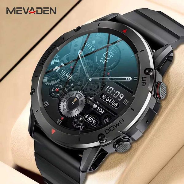 High Quality MEVADEN 139inch highdefinition BT calling smartwatch for men IP68 waterproof sports fitness tracker for mens smartwatch compati