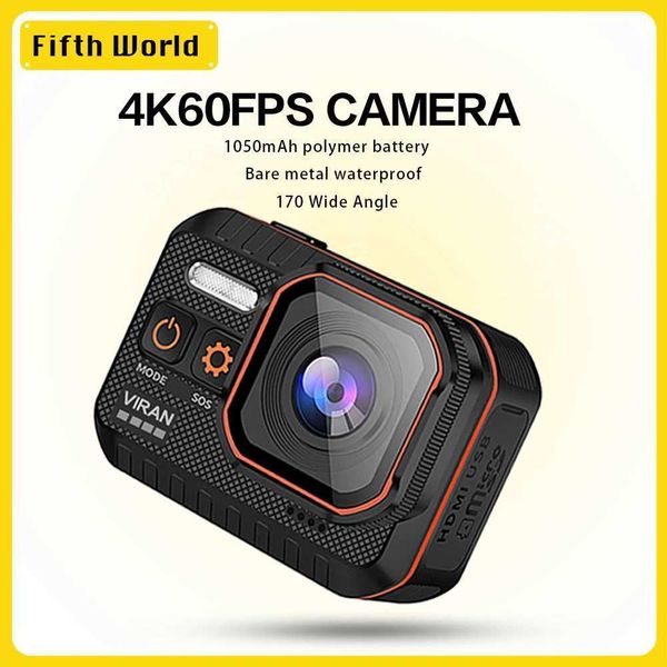 Sports Action Video Cameras VIRAN Action Camera 4K60FPS wifi Remote Control 30m Waterproof 170 Wide Angle Action Camera Dash Cam Go Sport Ca