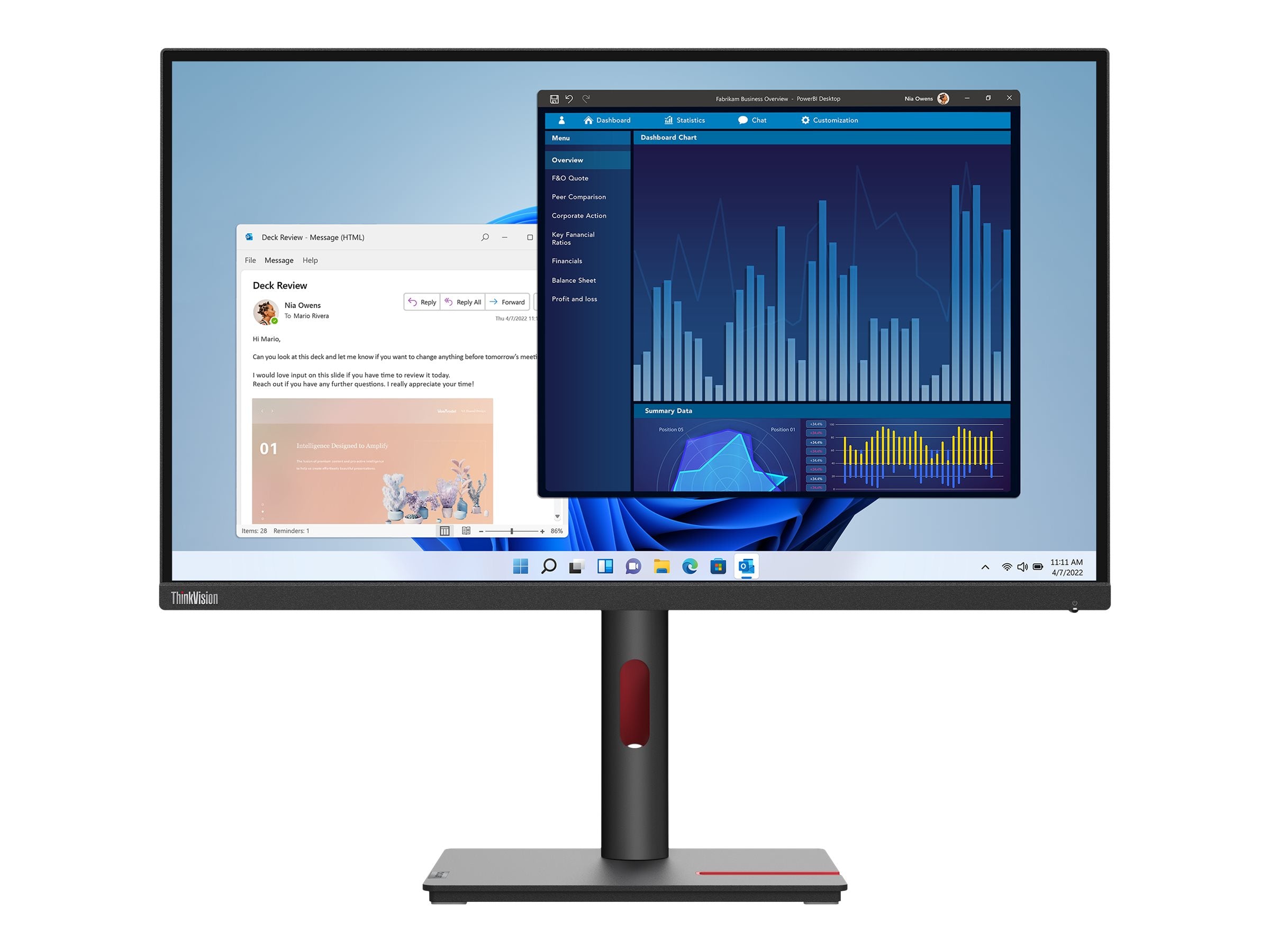 Lenovo ThinkVision T27p-30 - LED monitor - 4K - 27" - Campus