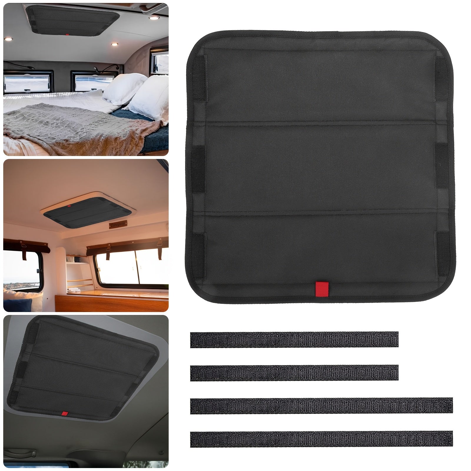 TEMU Rv Skylight Sunshade, 16.1x16.1 Inch Blackout Curtain, , Suitable For Rv Privacy, Insulation, Travel