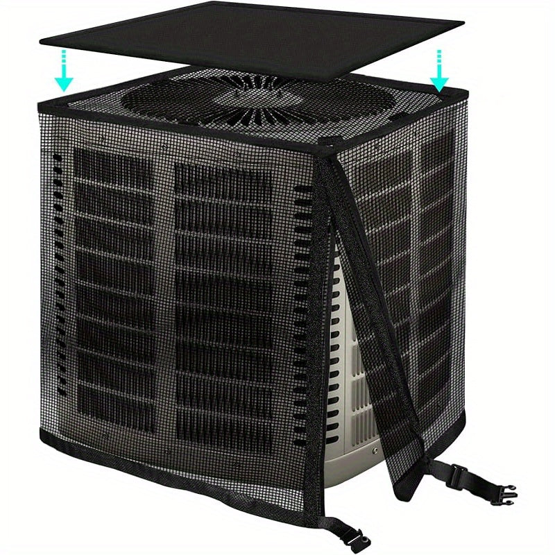 TEMU Air Conditioner Cover For Outside Unit, All Ac Cover With Detachable , Outdoor Winter Air Conditioner Cover Against , Leaves(27.5" X 27.5" X ")