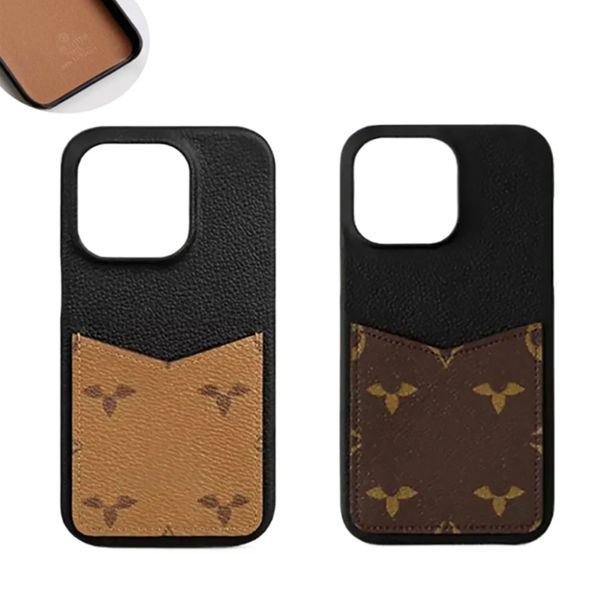 designer phone case covers Luxury Case with Card Holder for iPhone 16 Pro Max Cases 15 14 13 12 11 X XR XS XsMax 8P 15 Plus Cell Phone Cases