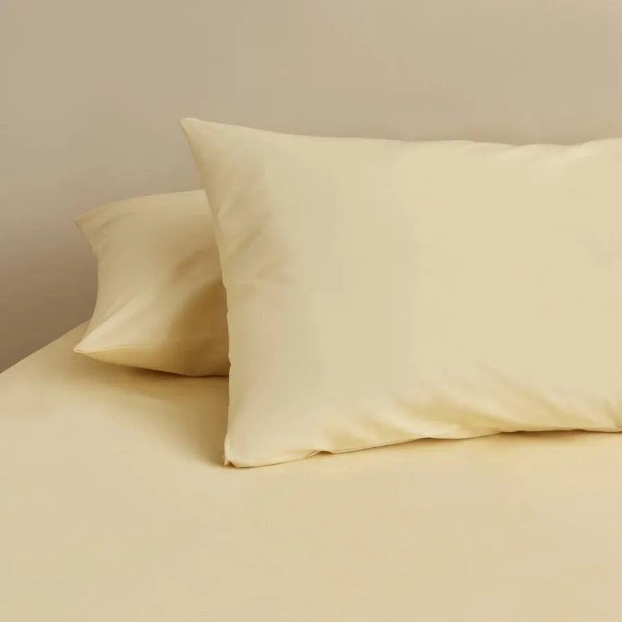 Karaca Home 2-Piece Pillowcase, 50cmx70cm, Yellow