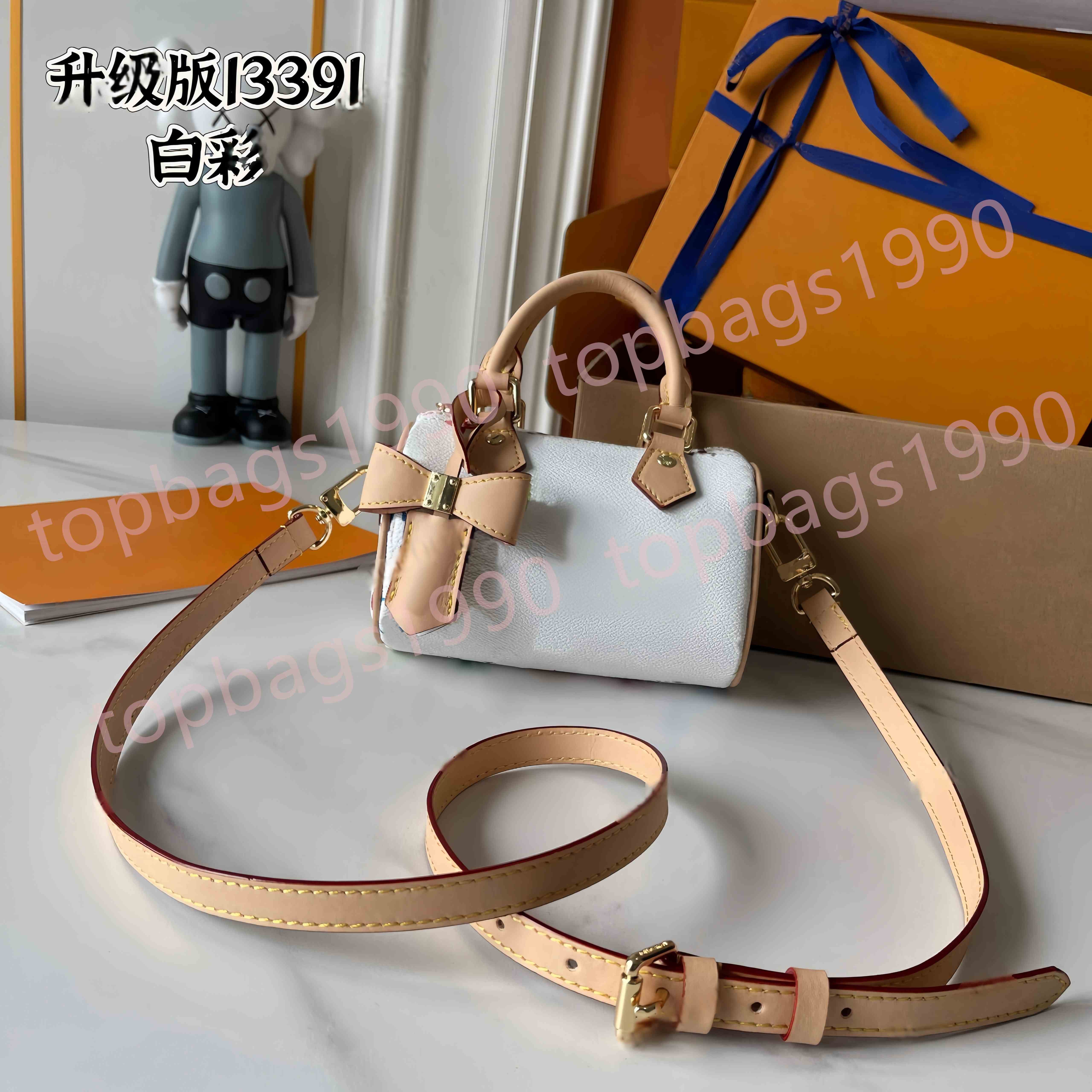 Crossbody Shoulder Bag new women leather takashi murakami handbag luxury designer baguette canvas tote colorful waist bag composite lady bag clutch