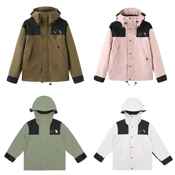 Designer Men Women Jacket Coat Hooded north Jackets Windbreaker Print Outerwear Sports Zipper faced