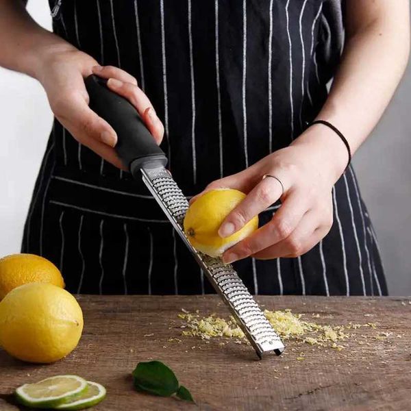 12 Inch Multifunctional Rectangle Stainless Steel Cheese Grater Tools Chocolate Lemon Zester Fruit Peeler Kitchen GadgetsXJ240903