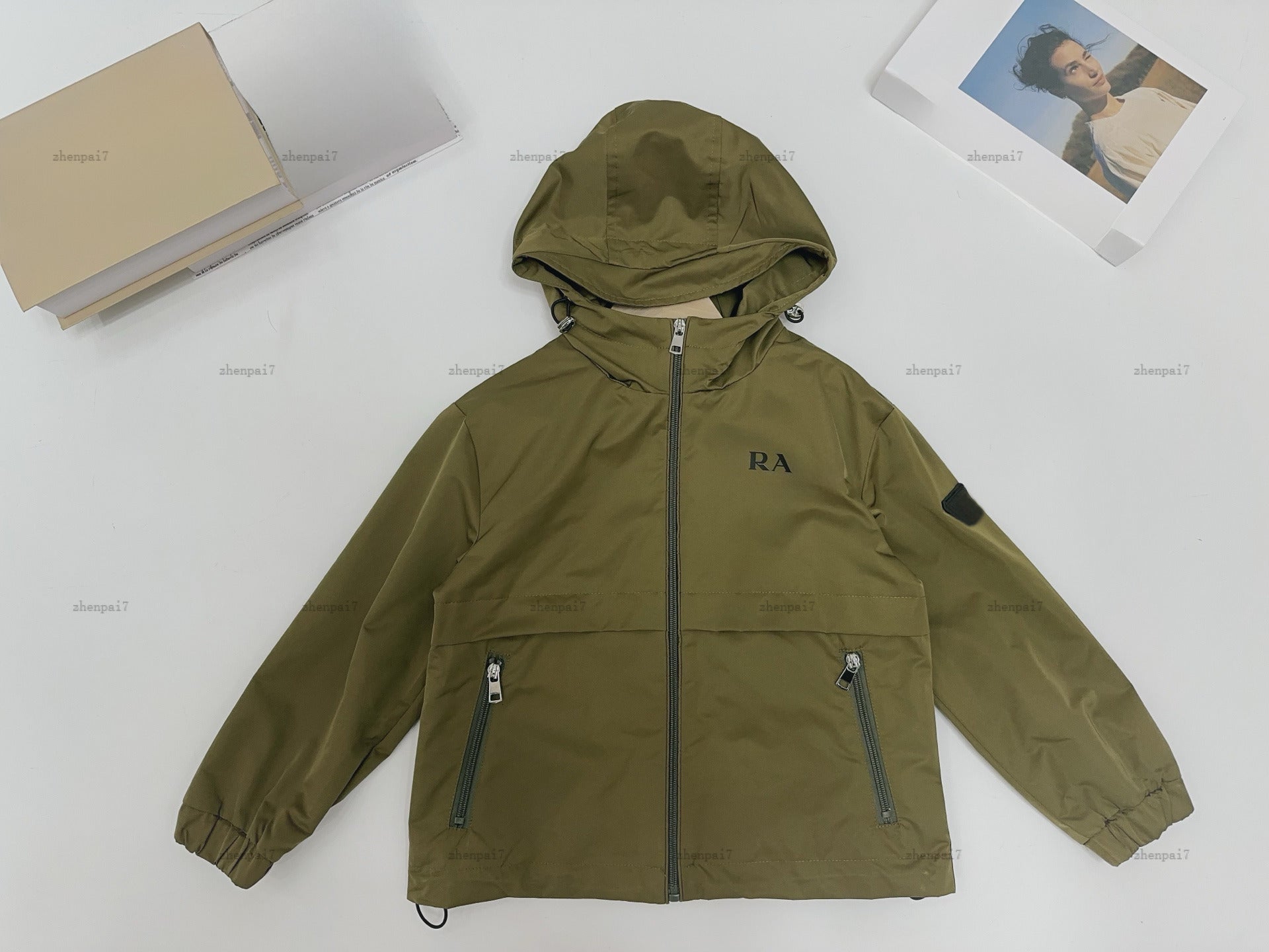 Top baby coat boys Geometric Baseball uniform girls Jacket kids designer clothes autumn Metal zipper child Outwear A241X07N060