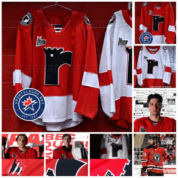 Quebec Remparts 2023 1970s Hockey Jersey Charle Truchon Kassim Gaudet Theo Rochette Pier-Olivier Roy Nicolas Savoie Vsevolod Komarov Davis C