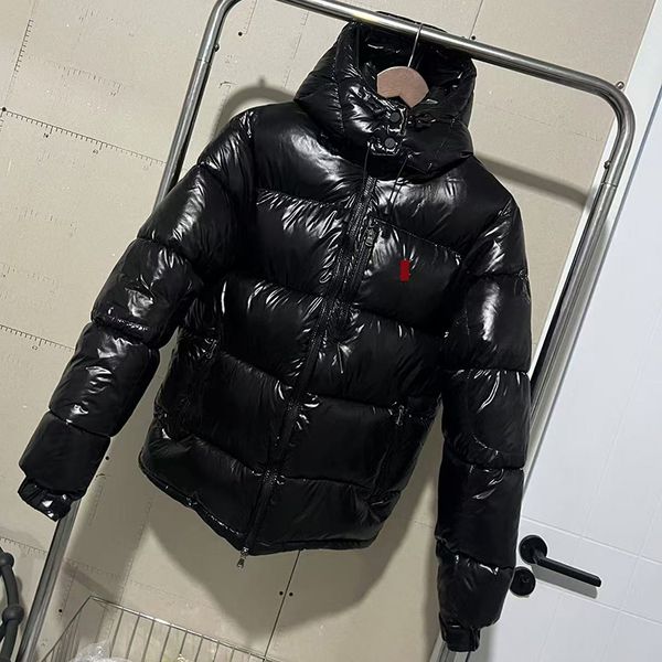 designer mens puffer jacket men down jackets with chip mens winter coats Dark blue women outerwear embroidered armband winter outerwear coat