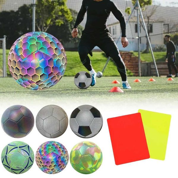 Luminous Rctive Soccer Ball Night Glowing Footballs for Adults Size 5 Sports Training Balls Football Competition EquipmentXJ241017