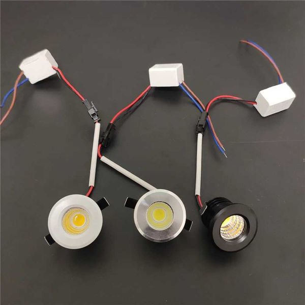 110V 220V 3W Cob LED spotlight hole 30mm dimmable MiNi tube lamp cabinet light used for Gypsy jewelry display CL240830