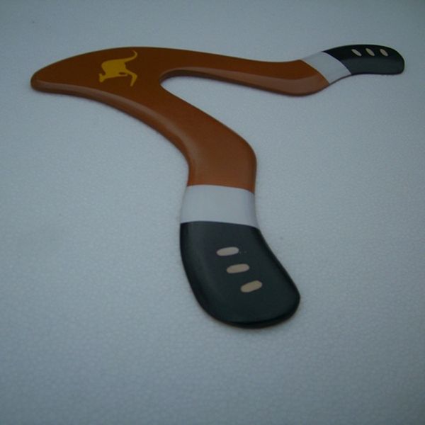 New Handmade Wooden Boomerang Sports Throw and Catch Flying Disc for Outdoor Games Lawn Toys Drop Shipping