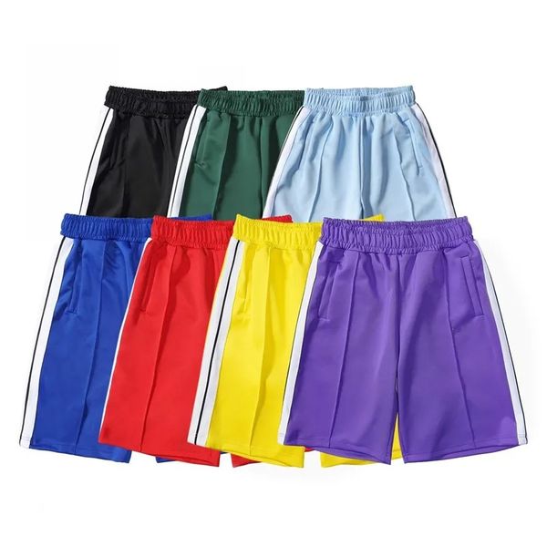 Designer de shorts Solid Color Mass Set Sports Black Sports Casual Casual Calças de corrida Mens High Street Shorts S-XL